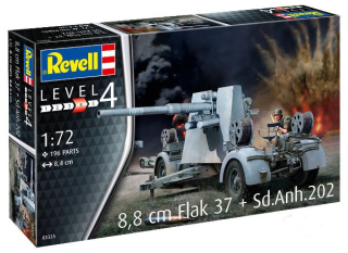8,8 cm Flak 37 + Sd.Anh.202 (Revell 1:72) 