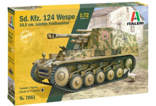 Sd.Kfz.124 Wespe 10.5 cm. Leichte Feldhaubitze (Italeri 1:72)